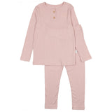 Henley PJ- Blush - HoneyBug 