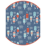 Party Pop Fireworks Convertible Baby Pajama - HoneyBug 