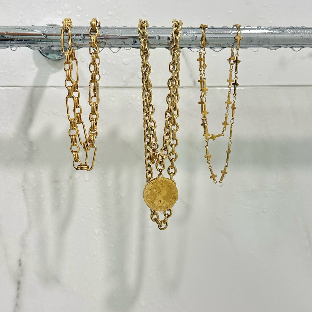 Odette Coin Chain Necklace - HoneyBug 