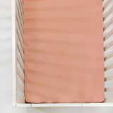 Peony Ribbed Crib Sheet