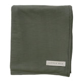 Moss Ribbed Stretch Swaddle