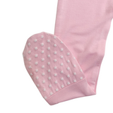 Bubble Gum Pink Zippered Footie