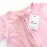 Bubble Gum Pink Zippered Footie