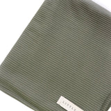 Moss Ribbed Stretch Swaddle