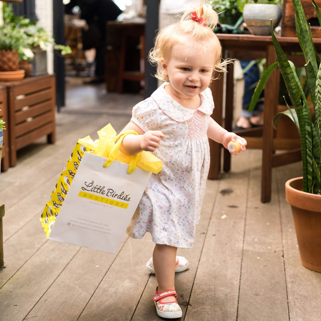 Madison Floral Dress with Ruffle Bloomer - HoneyBug 
