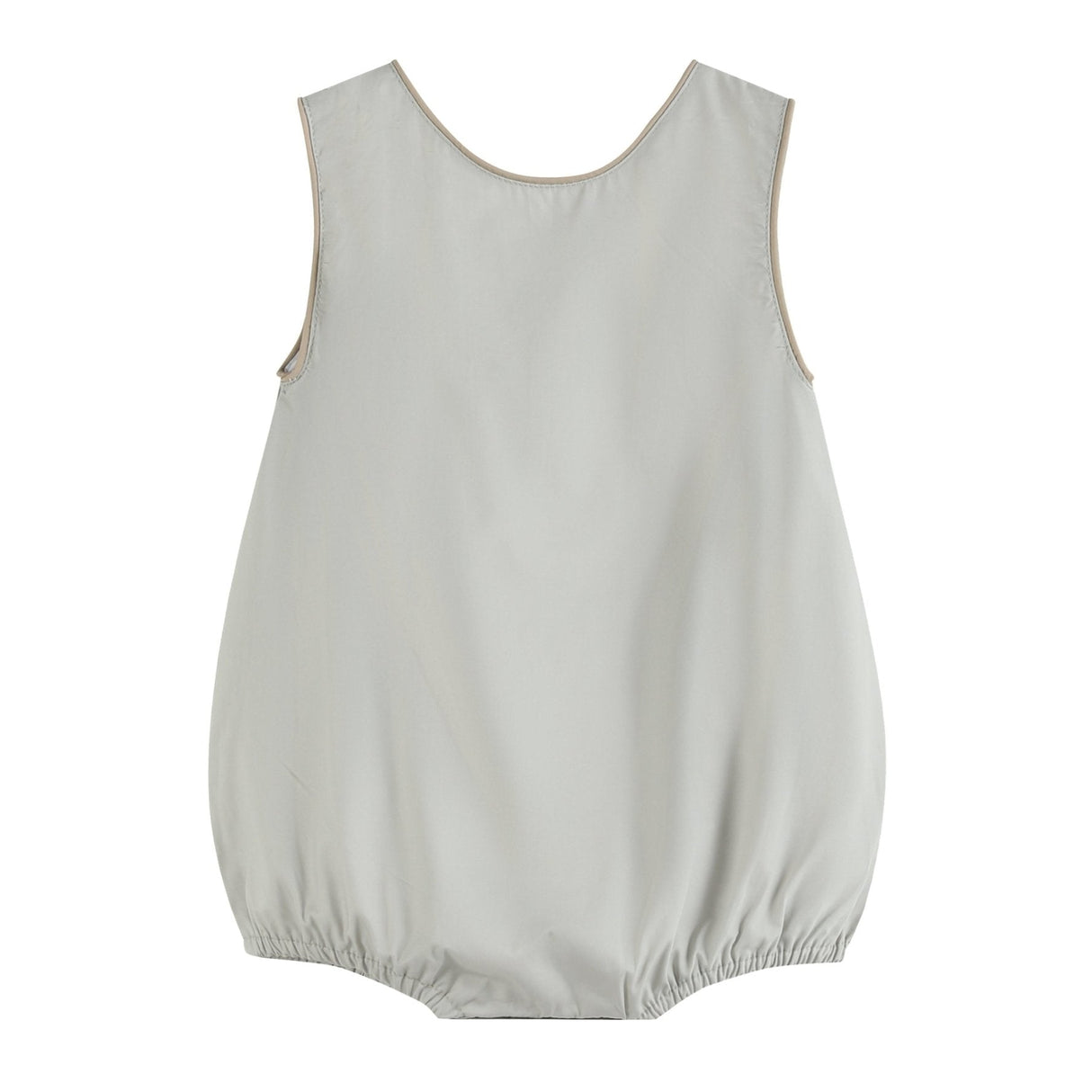 Khaki Green Fish Bubble Romper