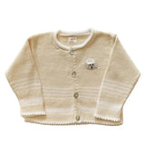 Lamb Cardigan, Ecru, Boys