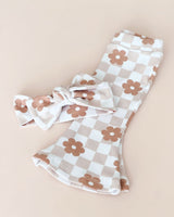 Latte Daisy Headband - HoneyBug 