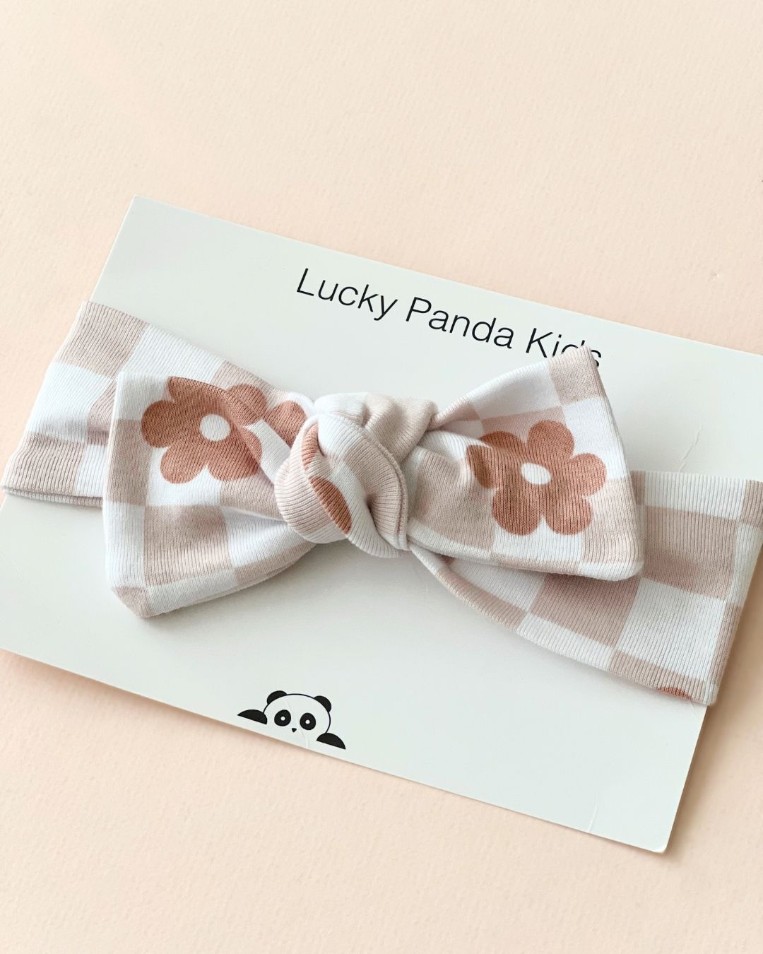 Latte Daisy Headband - HoneyBug 