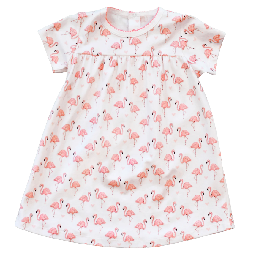 Pink Flamingo Swing Dress