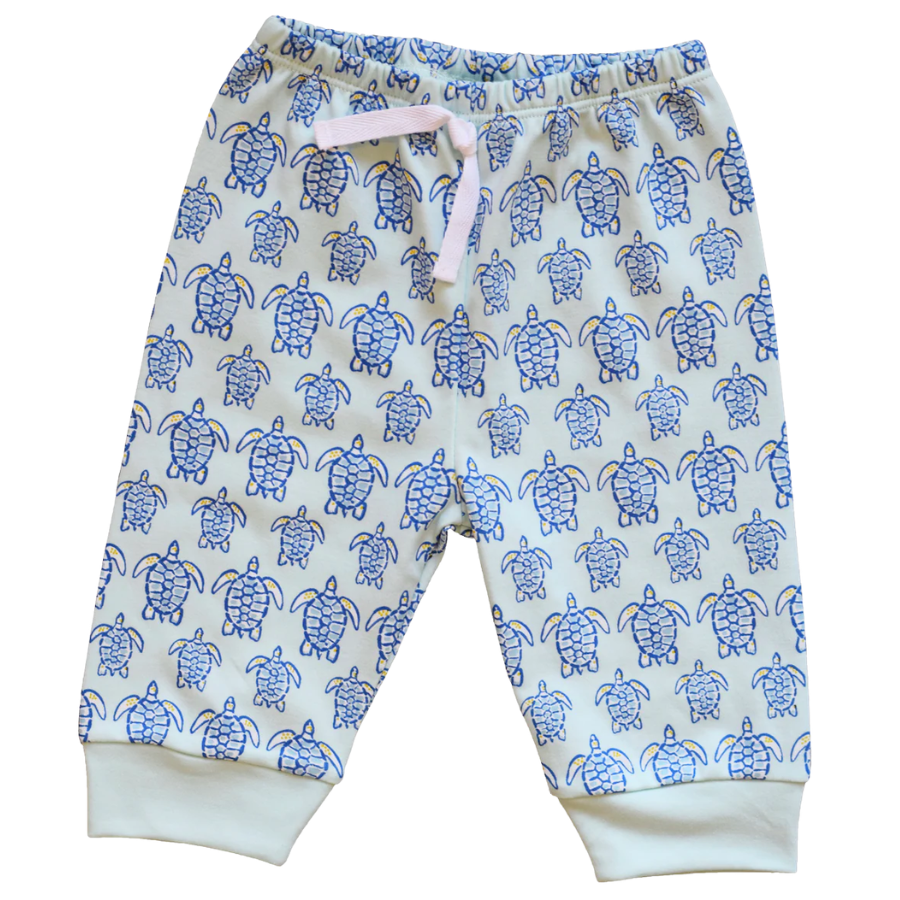 Blue Sea Turtle Jogger Pant