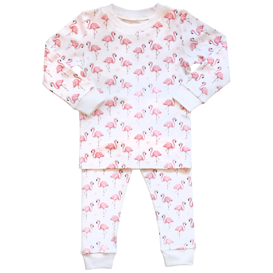 Pink Flamingo Pajama Set