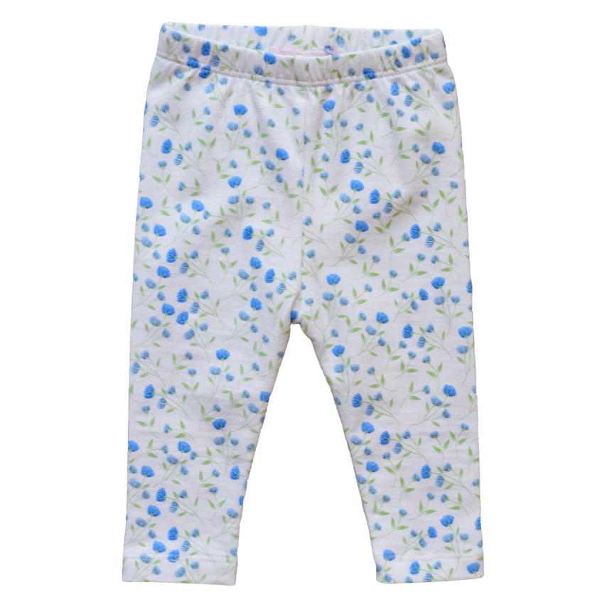 Arabella Blue Floral Leggings