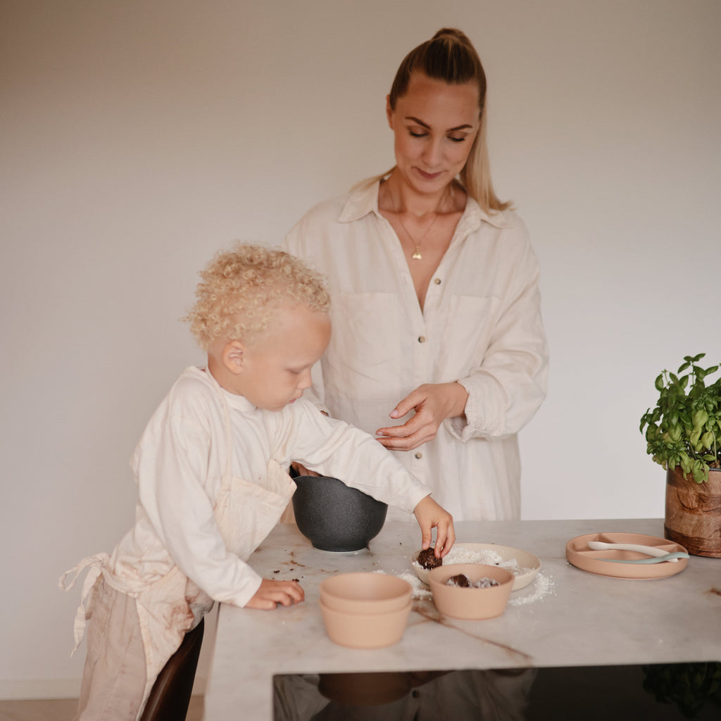 Silicone Suction Bowl - Blush - HoneyBug 