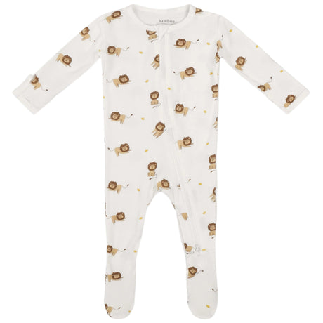 Lion Zippered Footie - HoneyBug 