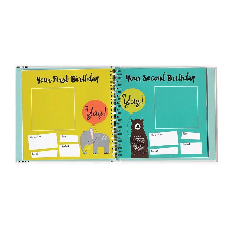 Little Animal Lover Memory Baby Book - HoneyBug 