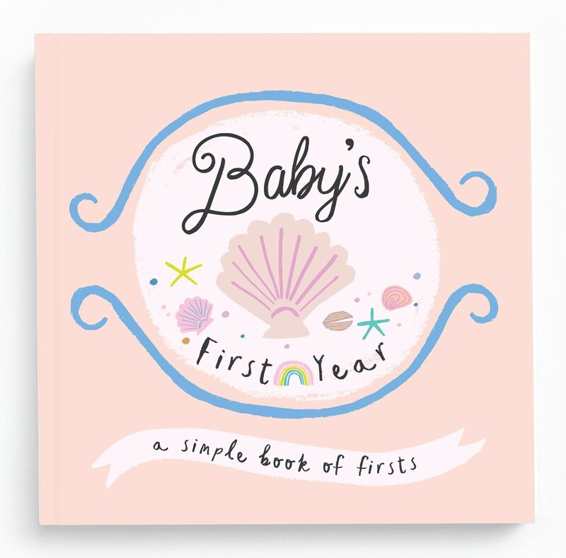 Little Beach Babe Memory Baby Book - HoneyBug 