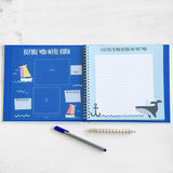 Little Captain Memory Baby Book - HoneyBug 