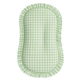 Green Gingham Ruffle Baby Lounger Cover