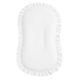 White Ruffle Baby Lounger Cover