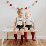 Loved. Organic Cotton Kids Tshirt Short Sleeve - HoneyBug 