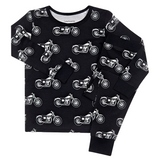 Bamboo Two Piece Set | Born to Ride Black