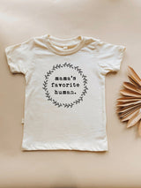 Mamas Favorite Human Organic Cotton Kids Tee Short Sleeve - HoneyBug 