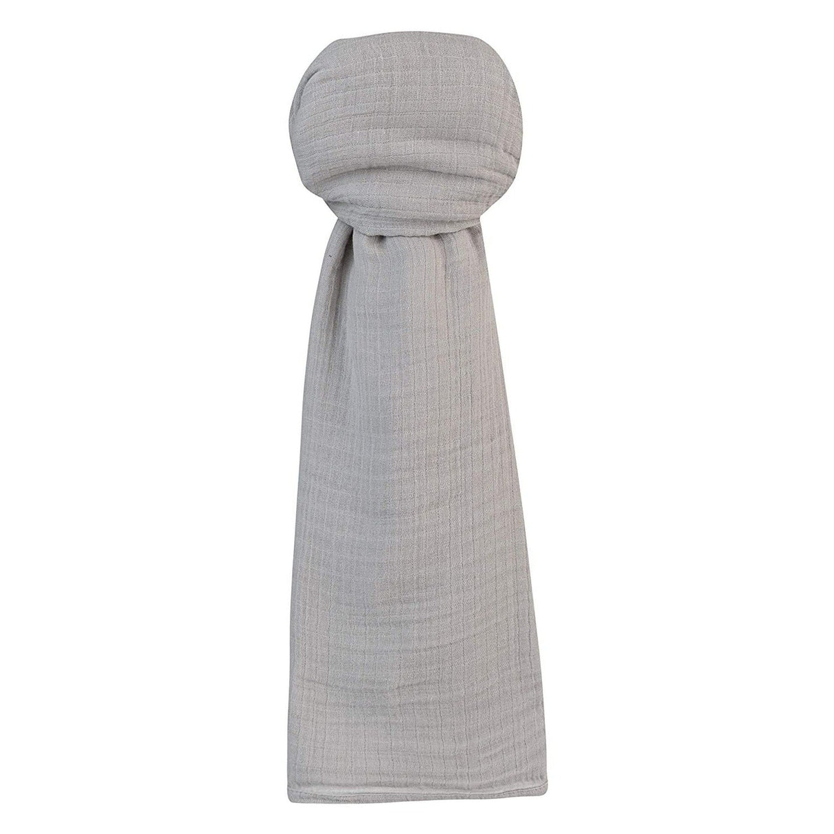 Cotton Muslin Swaddle Blanket - Silver Grey - HoneyBug 
