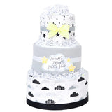 Moon Diaper Cake - HoneyBug 