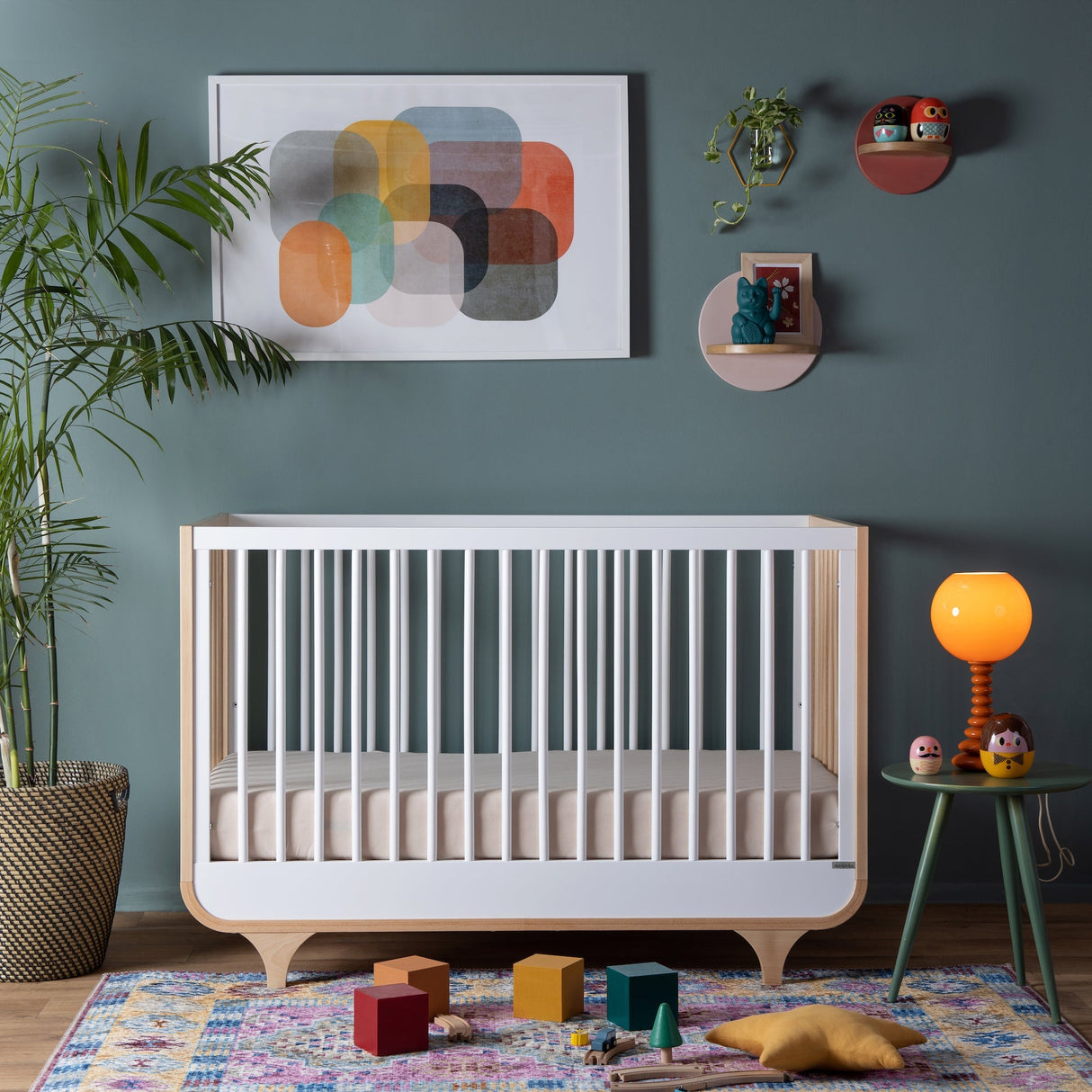 Jolly 3-in-1 Convertible Crib - HoneyBug 