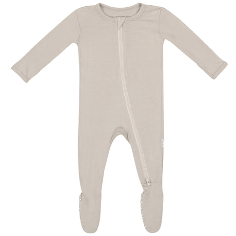 Oat Zippered Footie - HoneyBug 