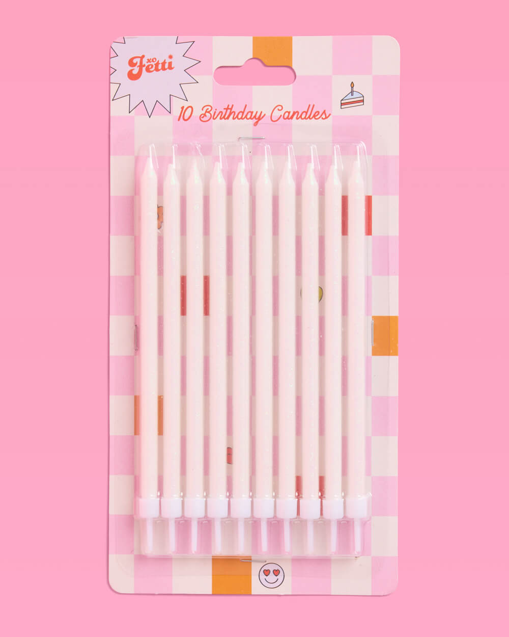 Iridescent Glitter Candles - 10 glitter candles