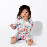PAW Patrol: Comic Girl Pups Bamboo Convertible Footie - HoneyBug 