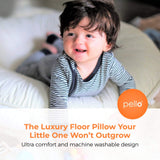 Oxford Denim Floor Cushion - HoneyBug 