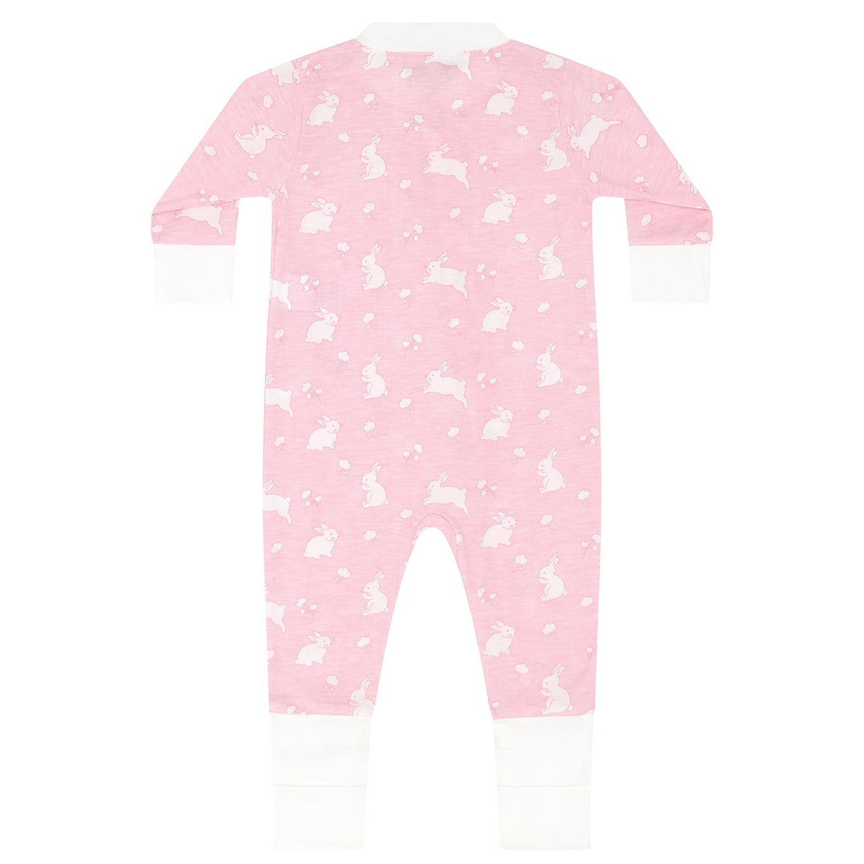 Pink Bunny Cotton Coverall