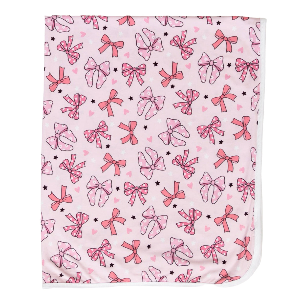 Pink Bow Blanket