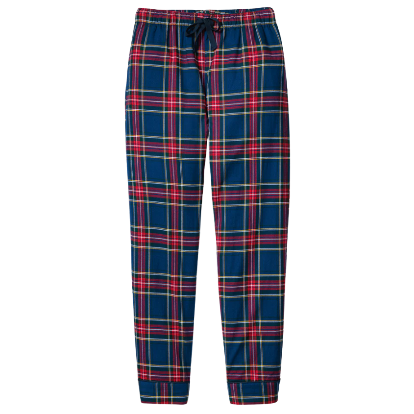 Women's Brushed Twill Pants in Windsor Tartan - HoneyBug 