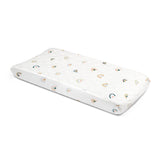 Organic Changing Pad Cover - Rainbow - HoneyBug 