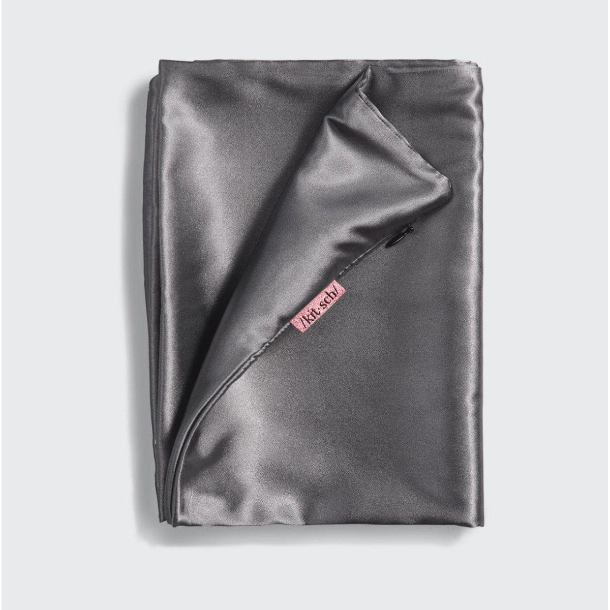 Satin Pillowcase - Charcoal Grey - HoneyBug 