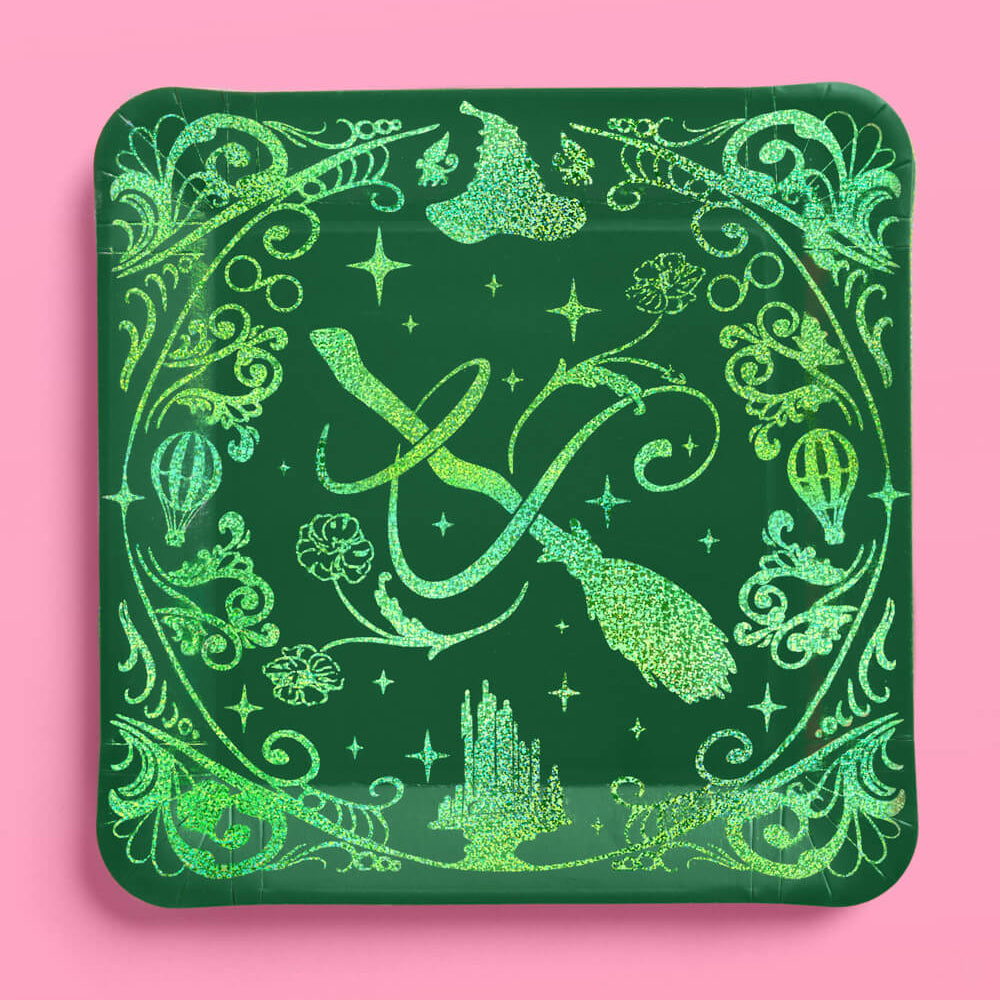 Emerald City Plates - 24 Paper Plates