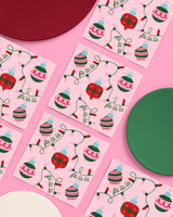 Deck the Halls Napkins - 25 Square Napkins