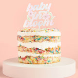 Baby in Bloom Topper - Iridescent Cake Topper