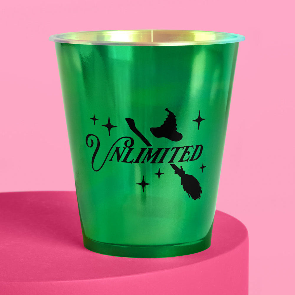 Emerald City Cups - 16 Plastic Cups