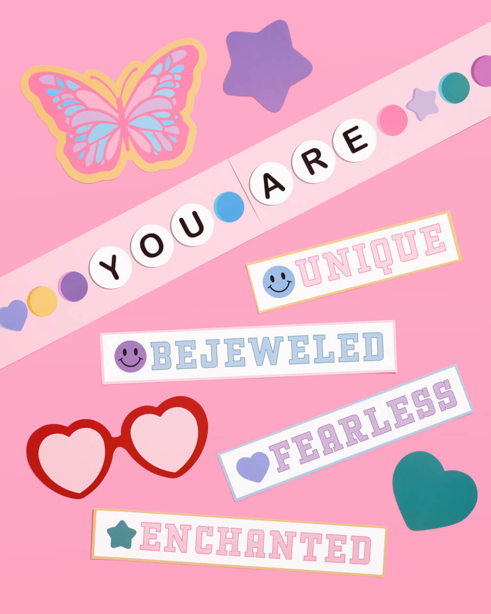 Eras Classroom Affirmations Set - 20 Bulletin Board Pieces