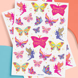 Fairy Flutter Tats - 34 Foil Temporary Tattoos