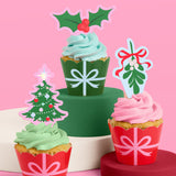 Deck the Cupcakes Set - 24 Sets of Liners + Toppers