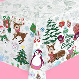 Color Me Merry Paper Tablecloth - Coloring Tablecloth
