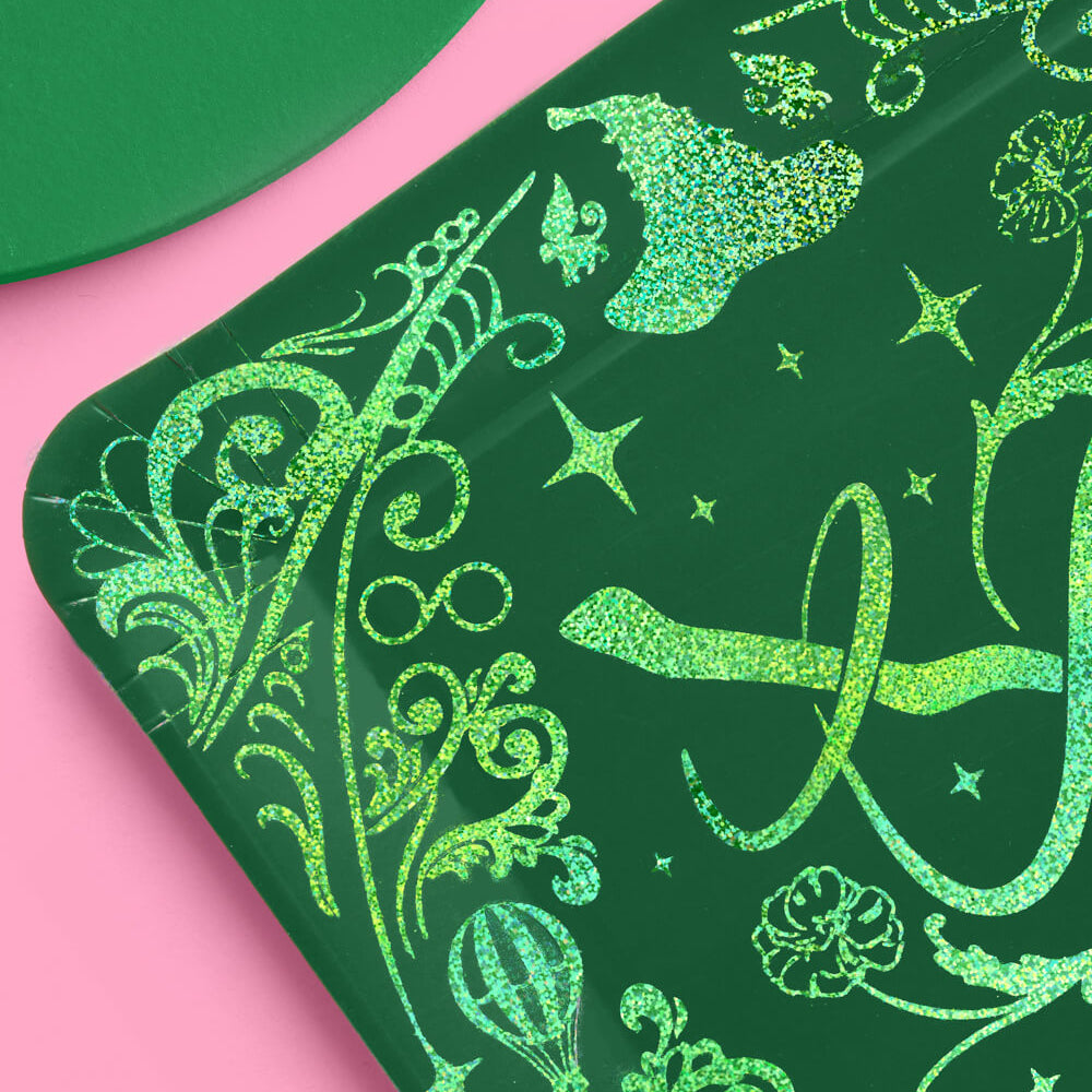 Emerald City Plates - 24 Paper Plates