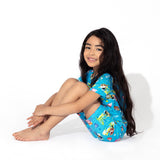 PAW Patrol: The Mighty Movie - Mighty Pups Bamboo Kids Pajama Short Set - HoneyBug 