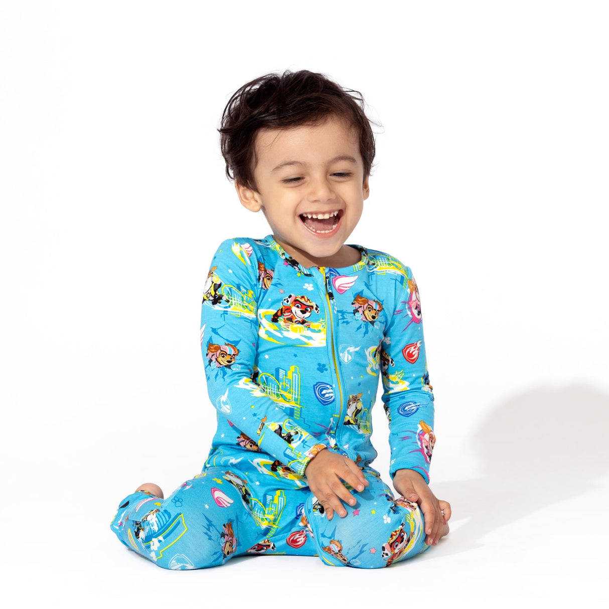 PAW Patrol: The Mighty Movie - Mighty Pups Bamboo Convertible Footie - HoneyBug 